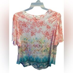 Floral Multicolor Women's Top